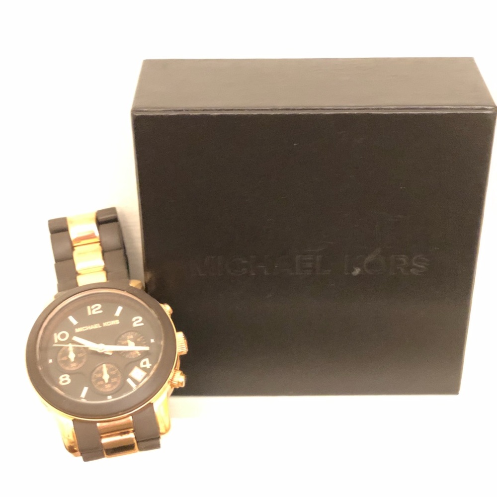 Brown && Rose Gold Michael Kors Watch
